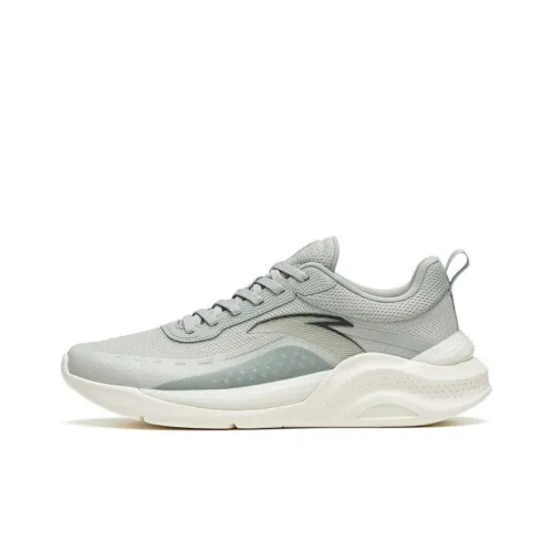 Anta Shenxi Anti-Slip Wear-Resistant Low-Top Training Shoes Men's Gray Green