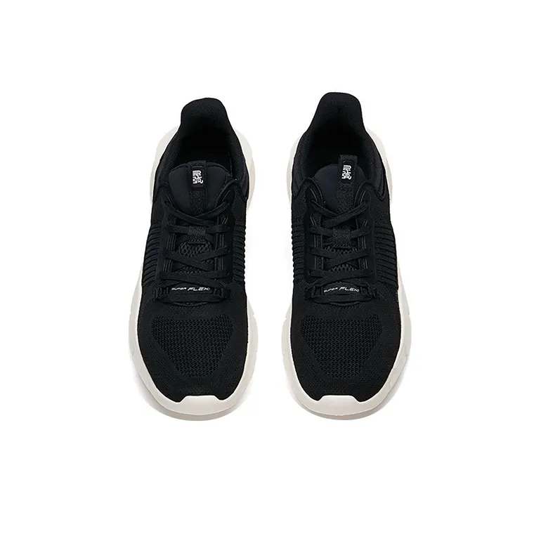 Anta Linghui Wear Resistant Low Top Training Shoes Men's Black White Gray-2