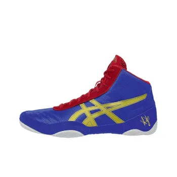 Asics JB ELITE V2.0 Wear Resistant Mid Top Training Shoes Men's Blue Red