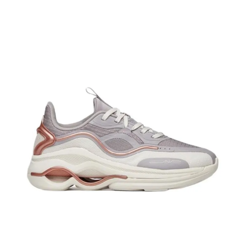 Anta Variety Training Collection Anti-Slip And Wear-Resistant Breathable Low-Top Training Shoes Women's Gray-1