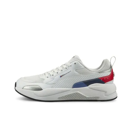 PUMA BMW M Series Training Shoes Men Low-Top White/Red/Blue/Silver