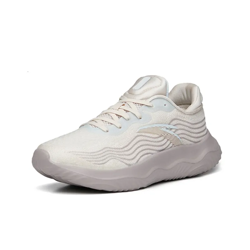 ANTA Variety Training Collection Training Shoes Women's Low Top Mud Gray/Illusion Blue-2