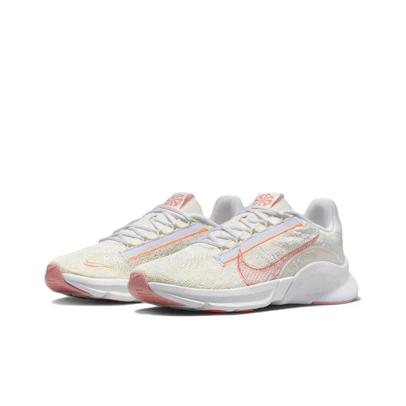 Nike SuperRep Go 3 Flyknit Next Nature 'Light Cream Crimson Bliss' Women's-2