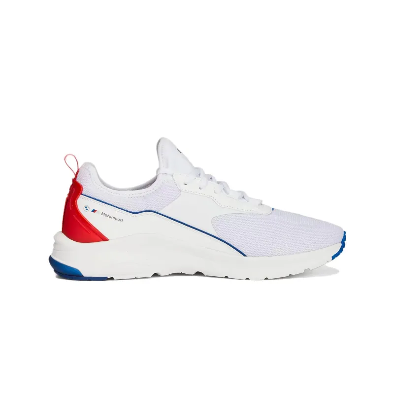 PUMA BMW M Motorsport Electron E Pro Anti-Slip Wear-Resistant Low-Top Sports Casual Shoes Men's White Blue Red-1