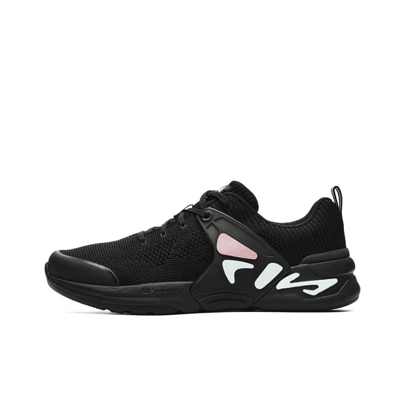 FILA Mind 5 Anti Slip Wear Resistant Low Top Training Shoes Women's Black-0