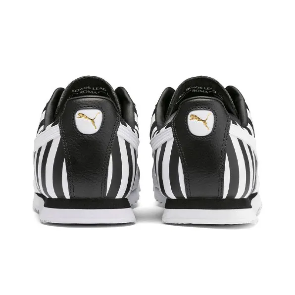 PUMA Roma Classics Anti-Slip And Wear-Resistant Lightweight Low-Top Training Shoes Men's White-3
