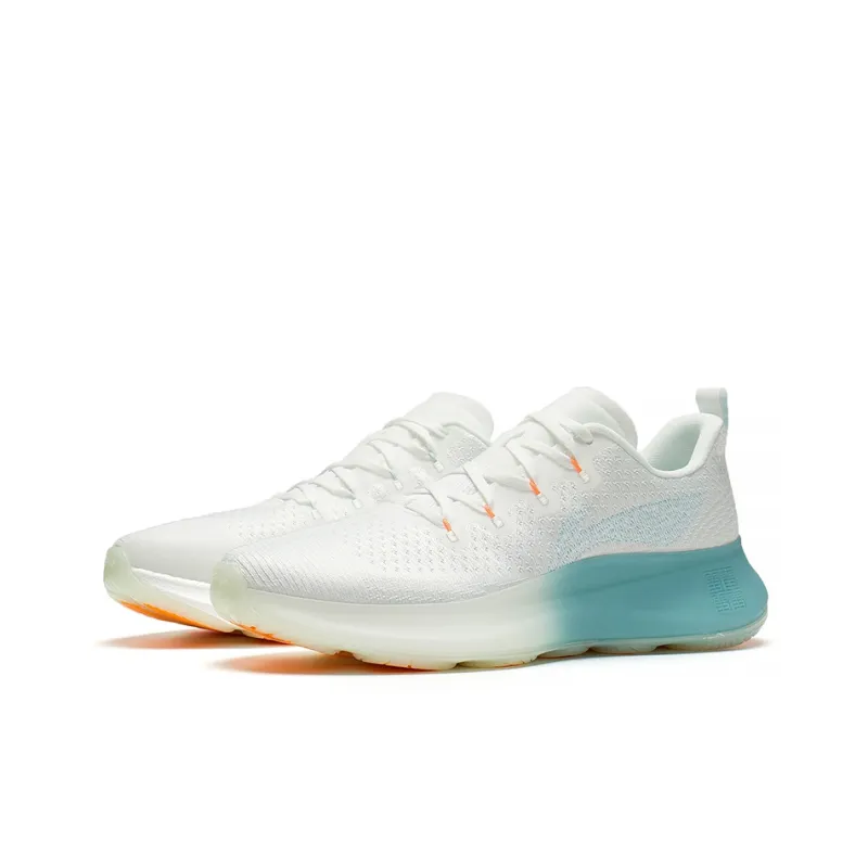 LiNing Wujie 4 Cushioning Anti Slip And Wear Resistant Low Top Training Shoes Men's White Blue-2