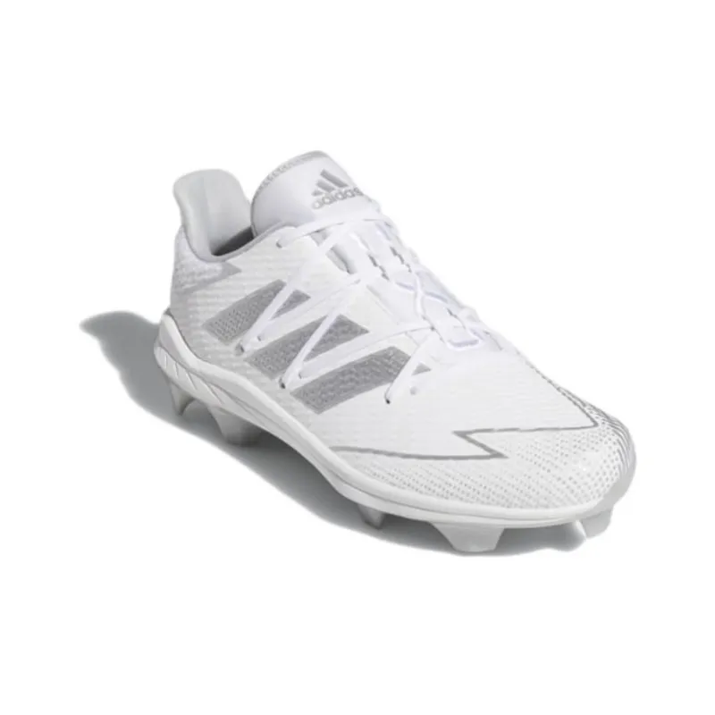 Adidas Adizero Afterburner 7 Pro Tpu Cleats Wear-Resistant Low-Top Training Shoes Men's White-2