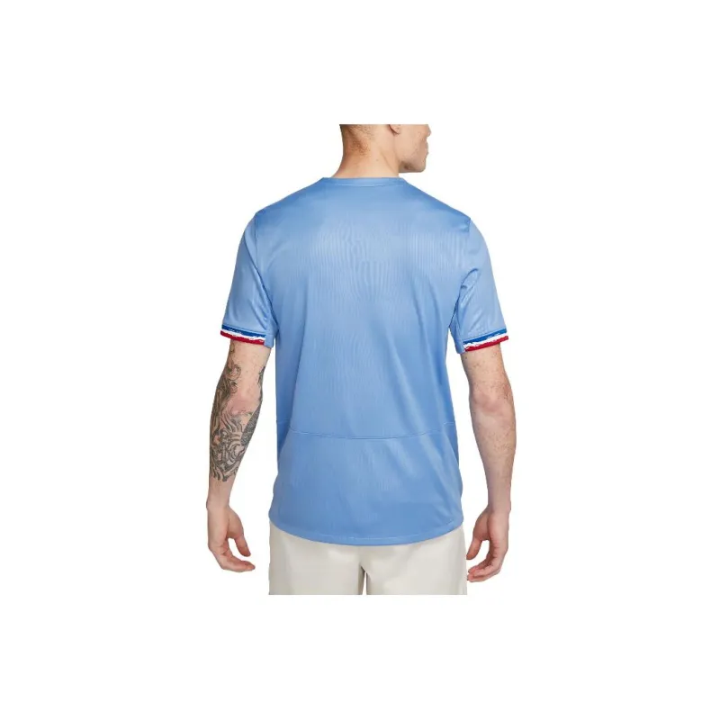 Nike T Shirts Men Sky Blue-1