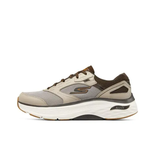 Skechers Max Cushioning Training Shoes Men Low-Top Brown