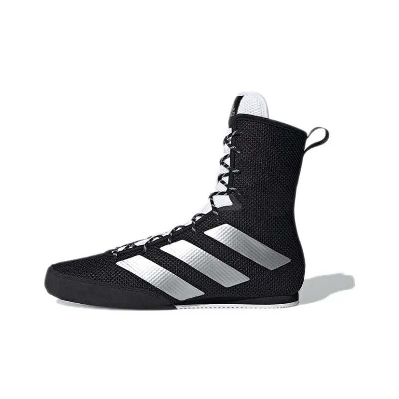 Adidas Box Hog 3 Black Silver Metallic-0