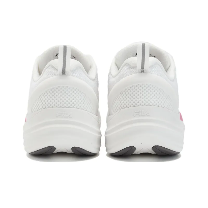 FILA NUVOLE EVO Anti-Slip And Wear-Resistant Lightweight Low-Top Casual Running Shoes Women's White Cyan Pink-3