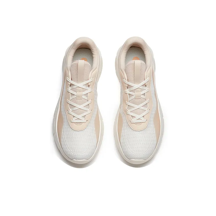 Anta Variety Training Collection Linghui Low-Top Training Shoes Women's White Orange-2