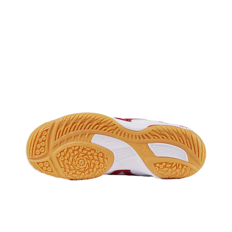 Mizuno Wave Drive Training Shoes Unisex Low Top White/Red-4