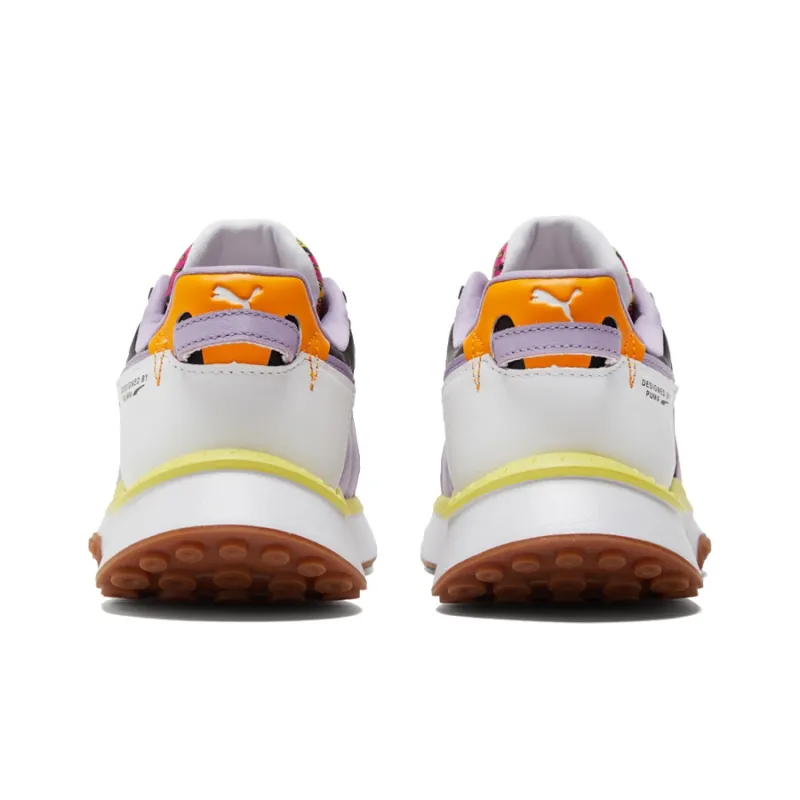 PUMA Romero Britto X Wild Rider 'White Limelight Gum'-4