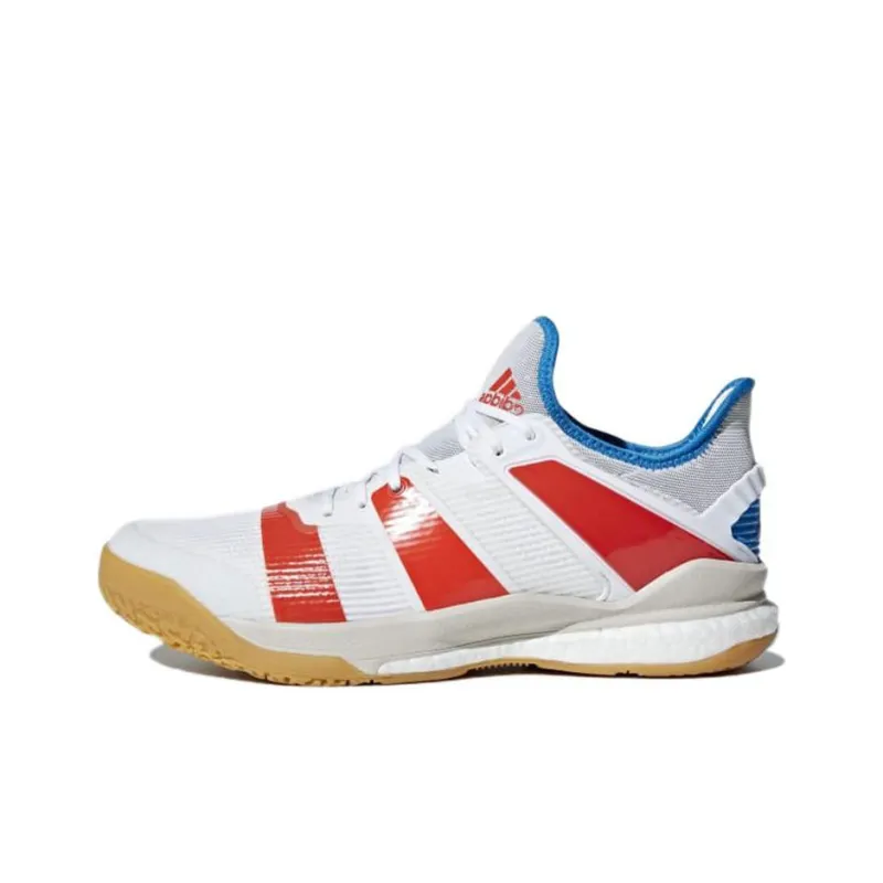 Adidas Stabil X Training Shoes Men Low-Top White/Red/Blue-0