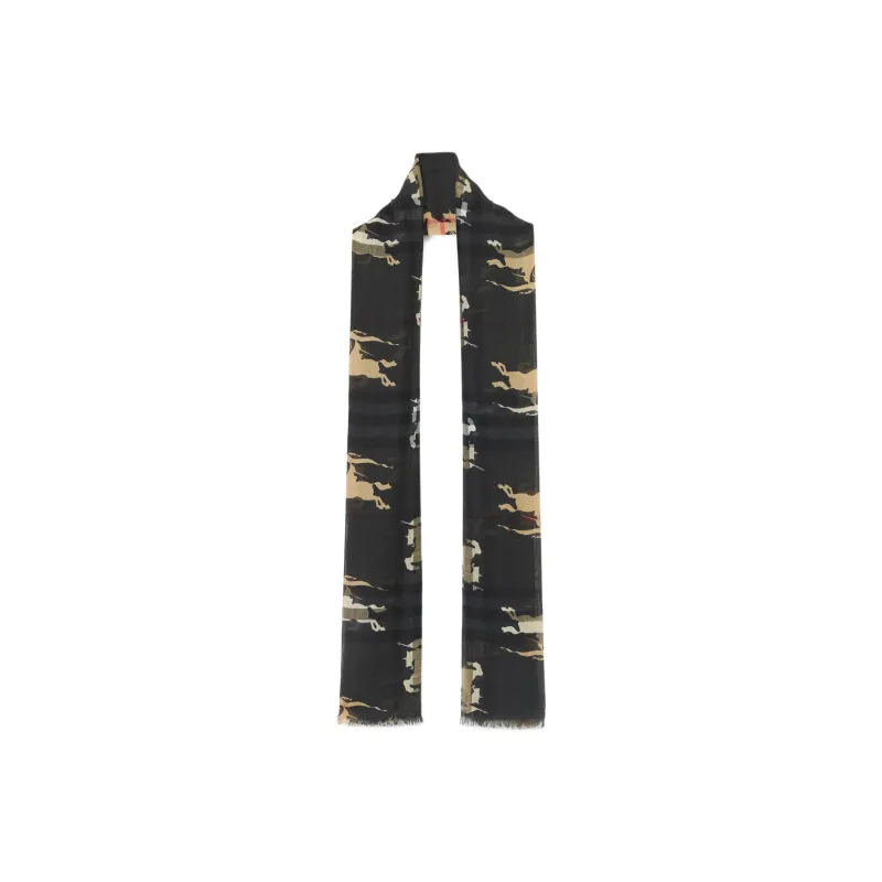 Burberry EKD print Wool silk Scarf-0