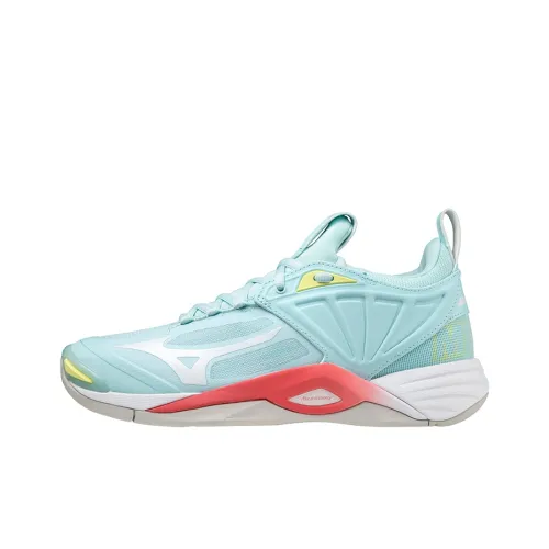 Mizuno Momentum Training Shoes Women's Low-Top Blue/Red