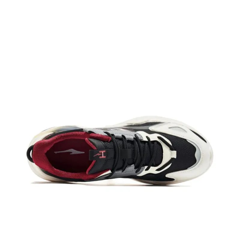 Erke Training Shoes Men Low Top Black/Silent Gray-3