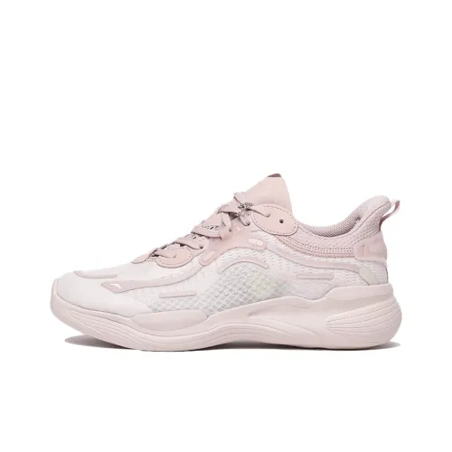 ANTA Variety Training Collection Training Shoes Women's Low-Top Lotus Grey/Skin Pink