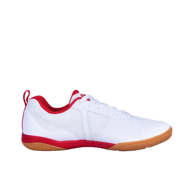 LiNing Cushioning, Slip Resistant, And Abrasion Resistant Low Top Training Shoes Unisex White Red-1