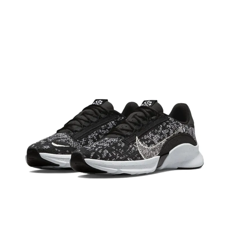 Nike SuperRep Go 3 Flyknit Next Nature Black Metallic Silver Women's-2