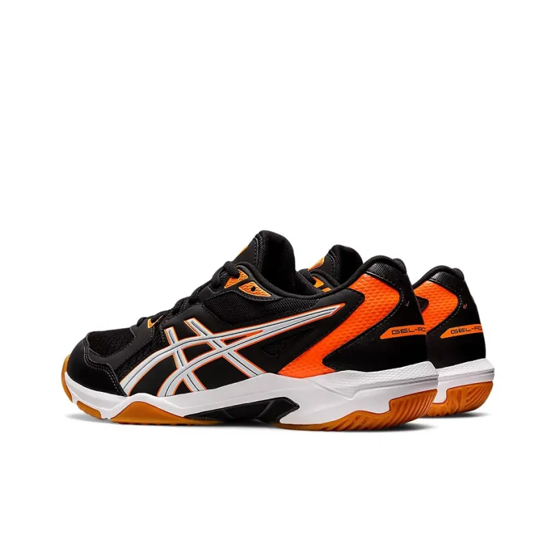 Asics Gel Rocket 10 2E Wide 'Black Shocking Orange'-3