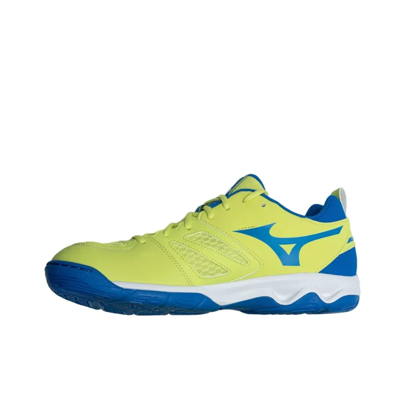 Mizuno Dynablitz Cushioning Wear Resistant Low Top Training Shoes Unisex Green Blue White-0