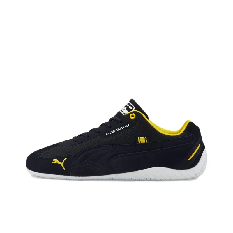 PUMA Porsche Legacy Speedcat Training Shoes Men Low-Top Black/White/Yellow-0