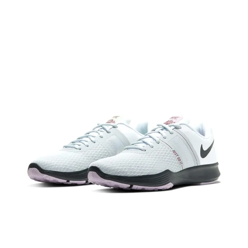 Nike Air Trainer 2 Training Shoes Women's Low-Top White/Black/Gray-2