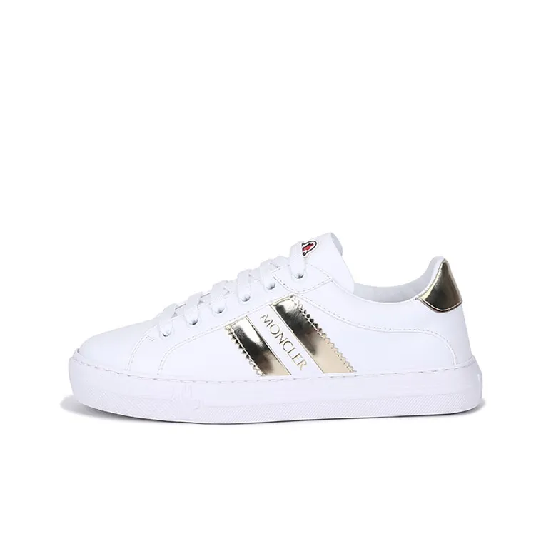 Moncler Low Top Stylish Skateboarding Shoes Women's White-0