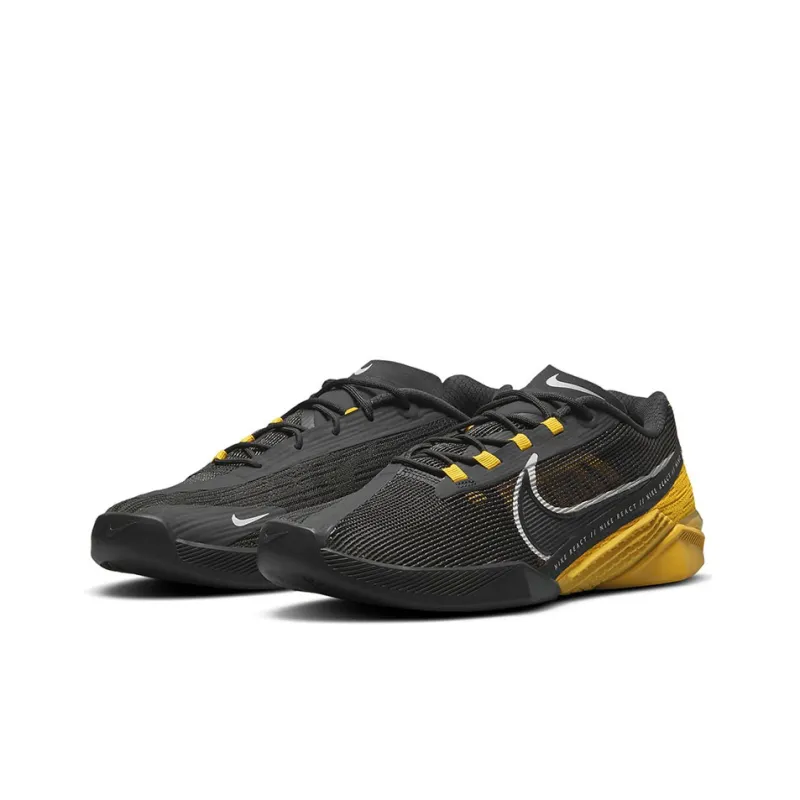 Nike React Metcon Turbo Dark Smoke Grey Bright Citron-2