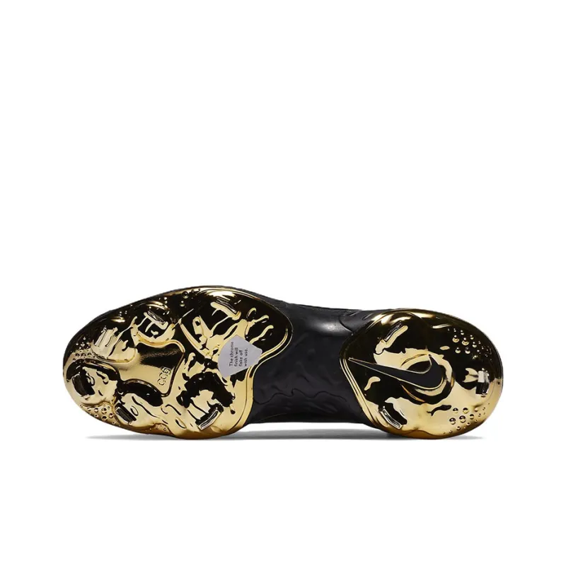 Nike Alpha Huarache Elite 3 Low Premium 'Black Metallic Vivid Gold'-5