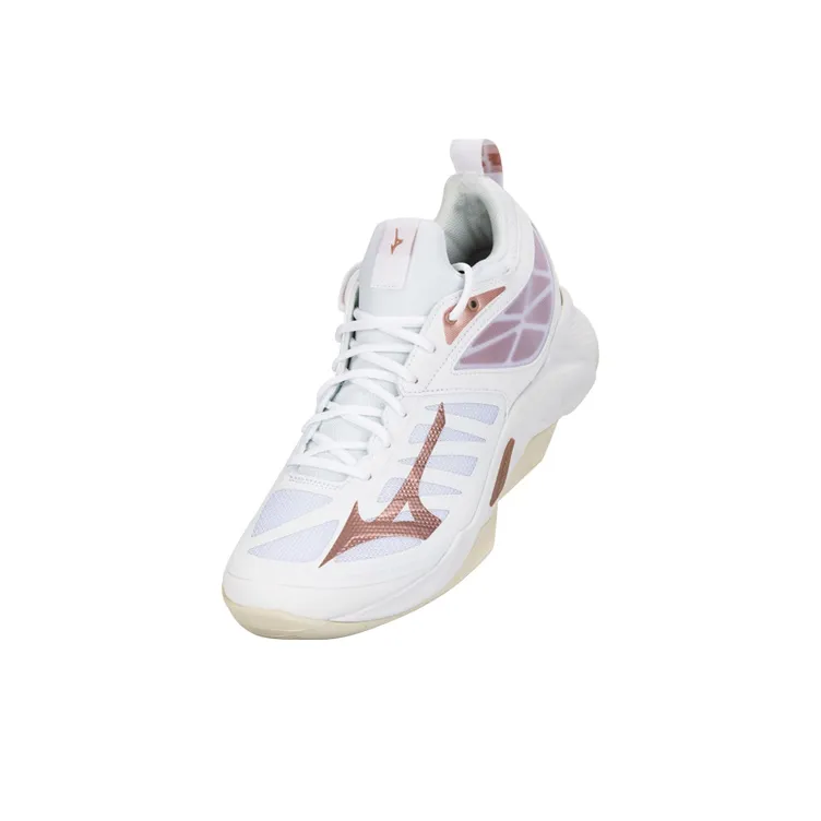 Mizuno Wave Dimension 'White Rose Gold' Women's-1