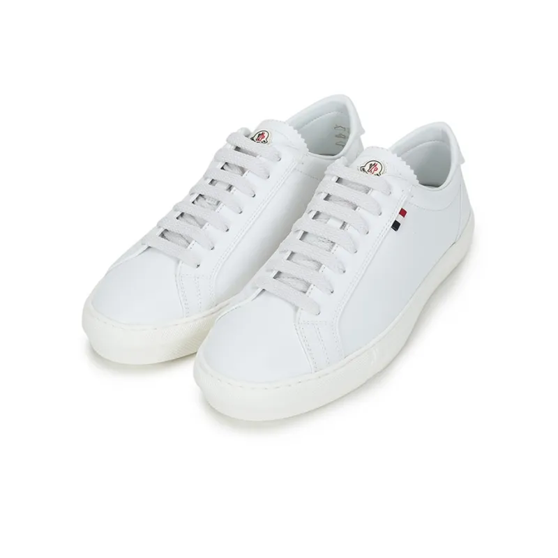Moncler NEW MONACO Stylish Skateboarding Shoes Men's White-2