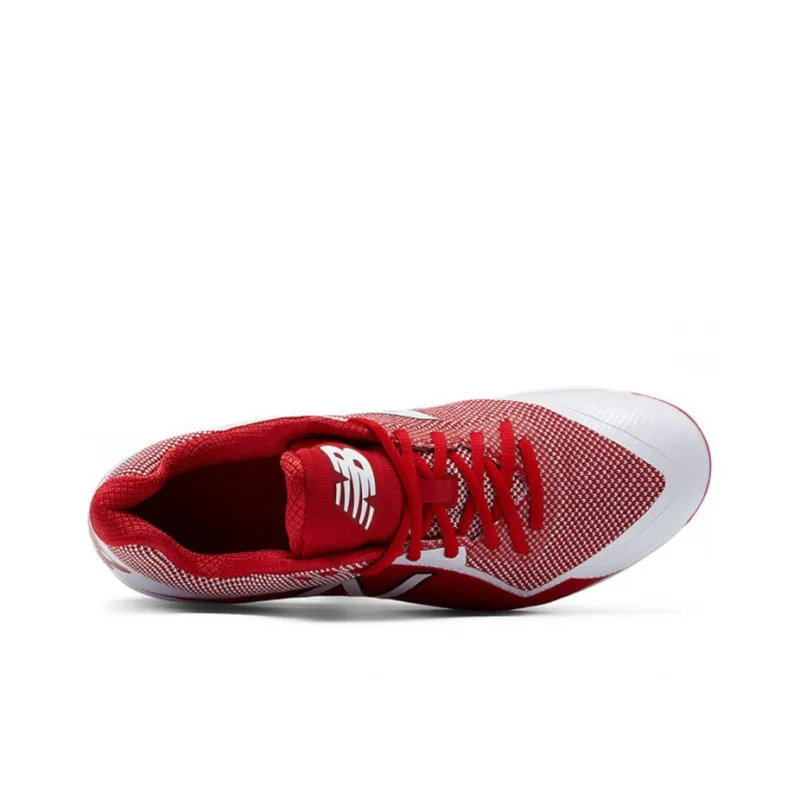 New Balance 4040 V4 Anti-Slip And Wear-Resistant Lightweight Low-Top Training Shoes Men's White Red-2