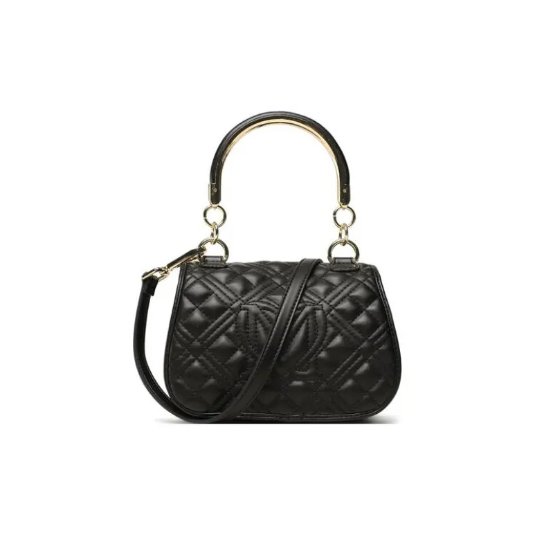 LOVE MOSCHINO Polyurethane Shoulder Bag, Crossbody Bag, Handbag Mini Women's Black-4
