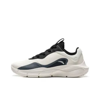 Anta Variety Training Collection Abrasion Resistant Cushioning Low Top Training Shoes Men's White Gray Black