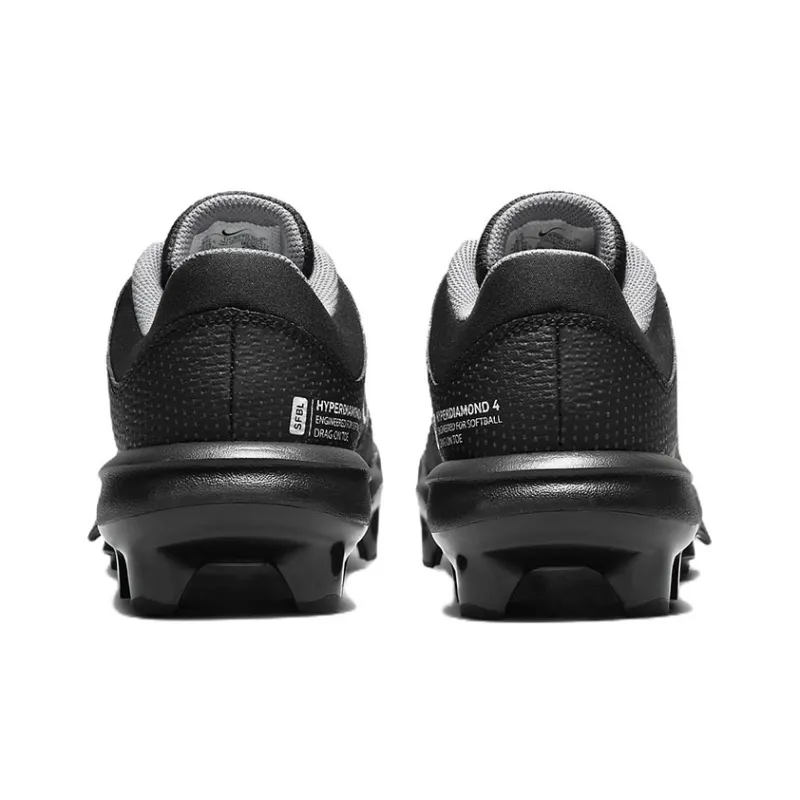 Nike Hyperdiamond 4 Pro Mcs 'Black Dark Grey' Women's-4