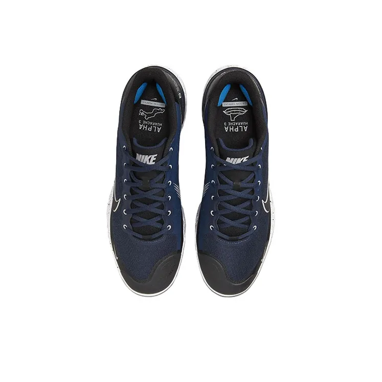 Nike Alpha Huarache Elite 3 Low 'College Navy'-3