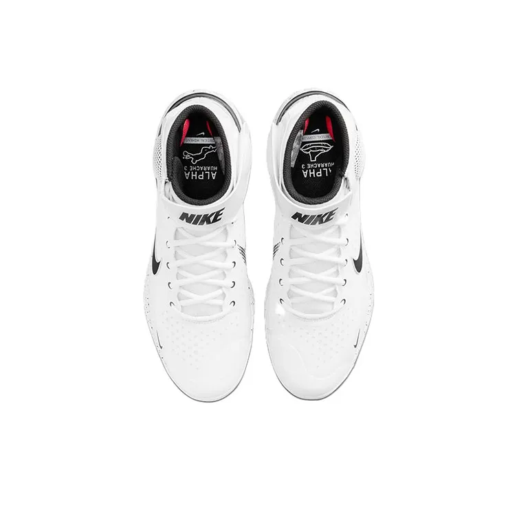 Nike Alpha Huarache Elite 3 Mid 'White'-3