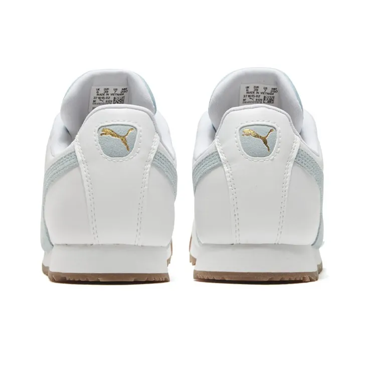 PUMA Roma Classic Running Shoes White/Blue-4