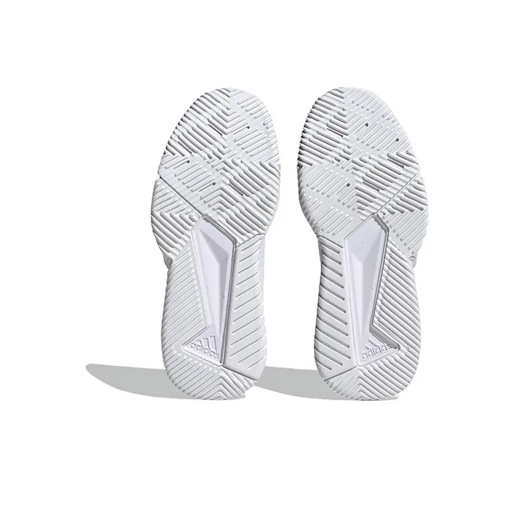 Adidas Court Team Bounce 2.0 Cloud White Silver Metallic Grey Women's-5