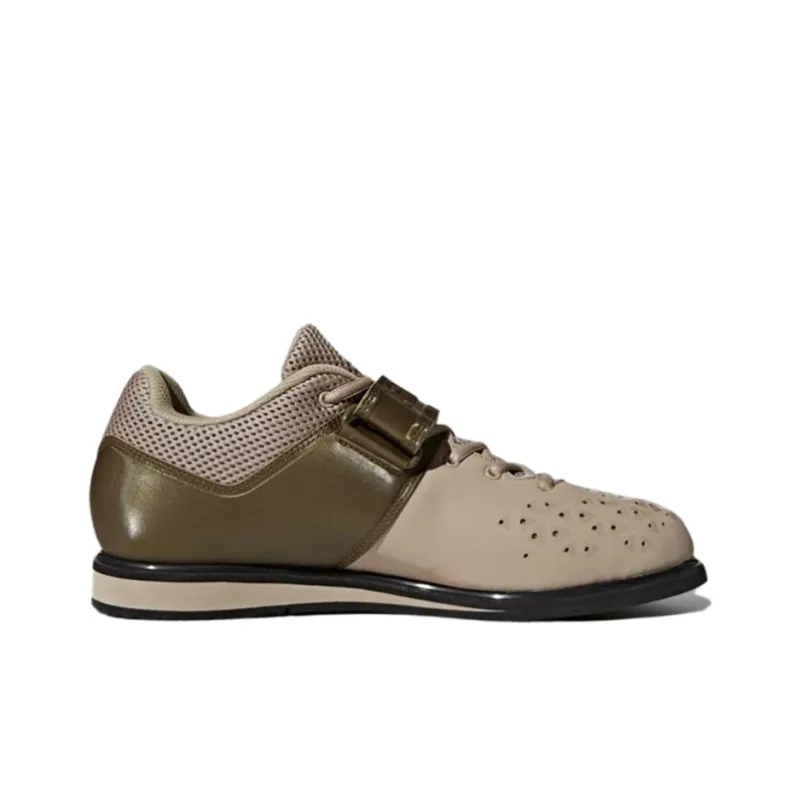 Adidas Powerlift Training Shoes Men Low-Top Khaki-1