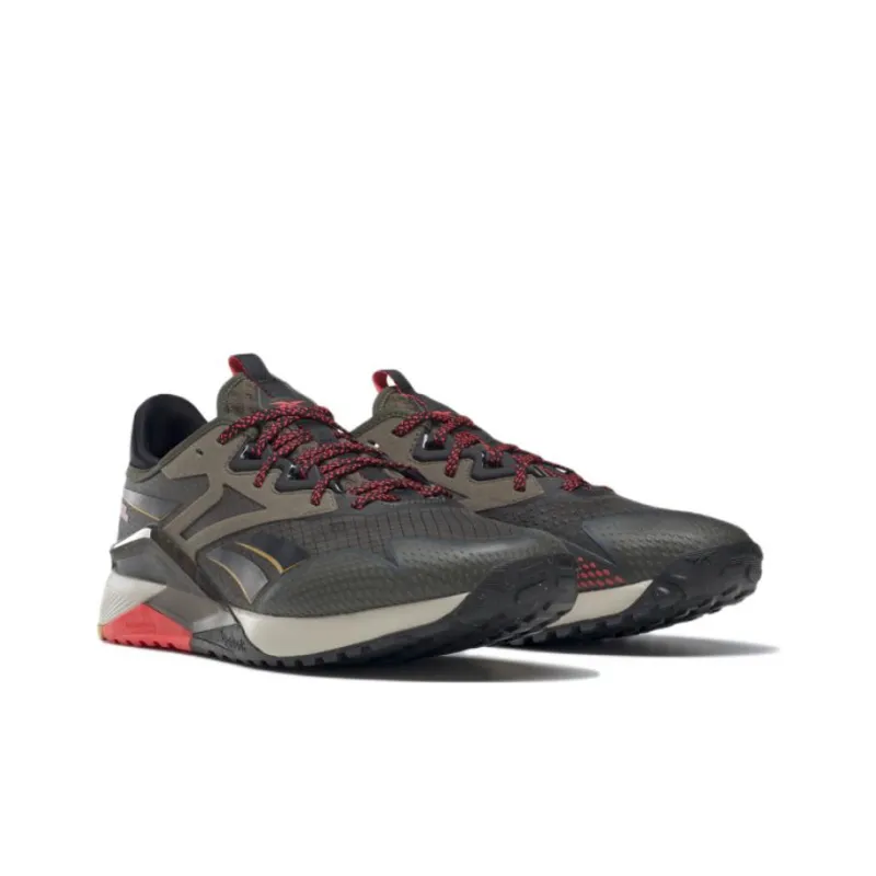 Reebok Nano X2 Tr Adventure 'Army Green Neon Cherry'-2