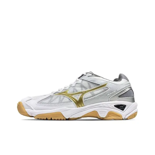 Mizuno Training Shoes Unisex Low-Top White/Gold/Silver