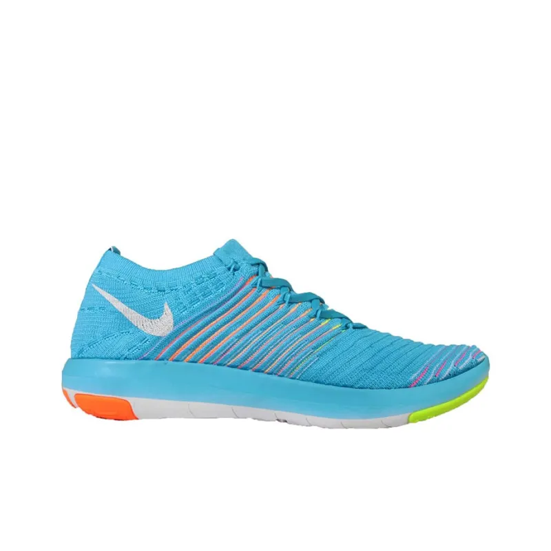 Nike Free Transform Flyknit 'Gamma Blue Total Orange' Women's-1