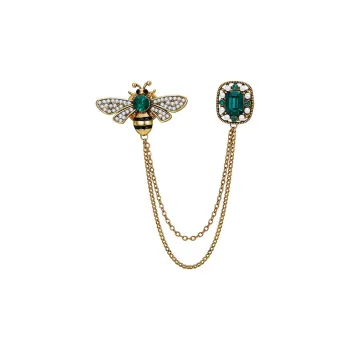 HMZ Brooches Women's Green