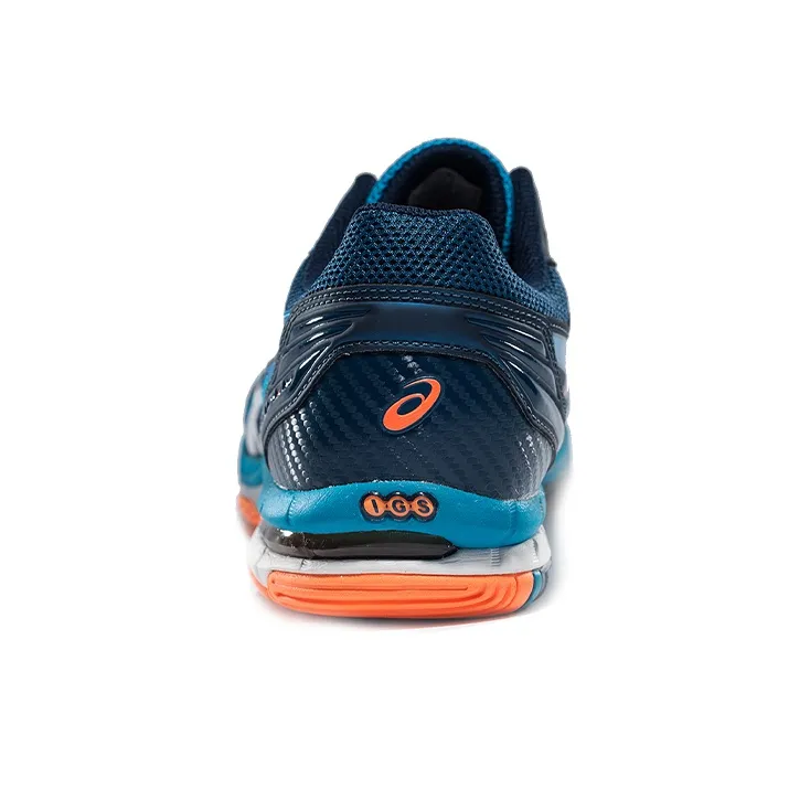 Asics Gel-Volley Elite 3 Wear-Resistant Low-Top Training Shoes Men's Blue-4