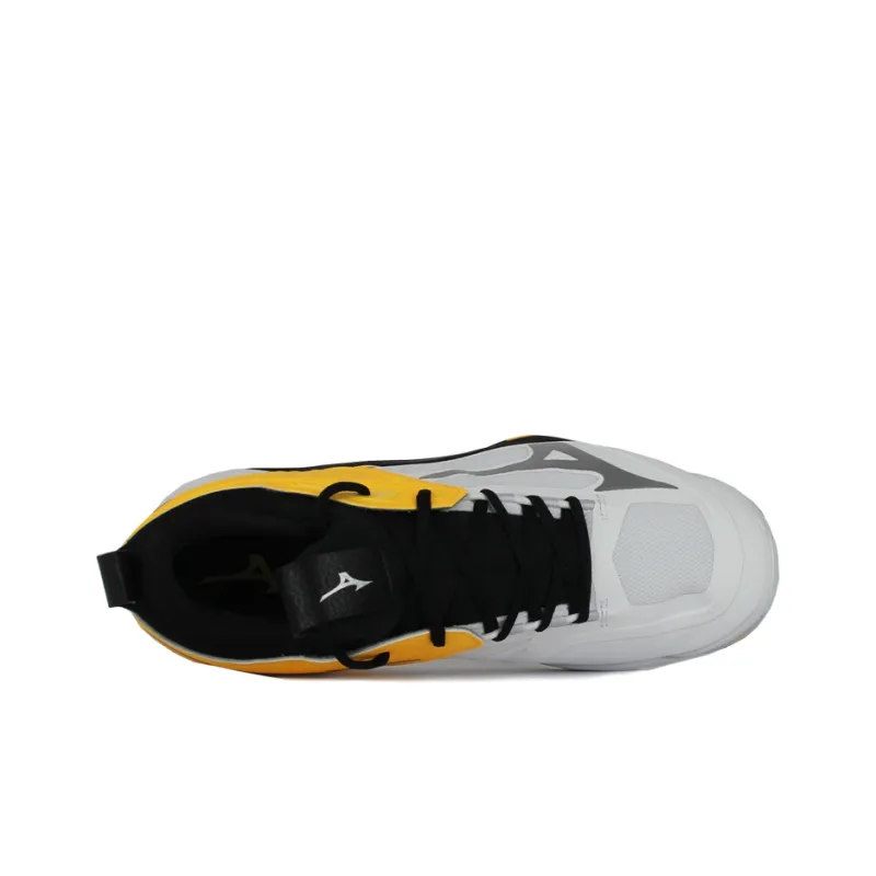 Mizuno Wave Momentum 2 'White Yellow'-2